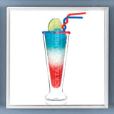 Limited Edition Cocktail Portrait: Fireworks Margarita framed image