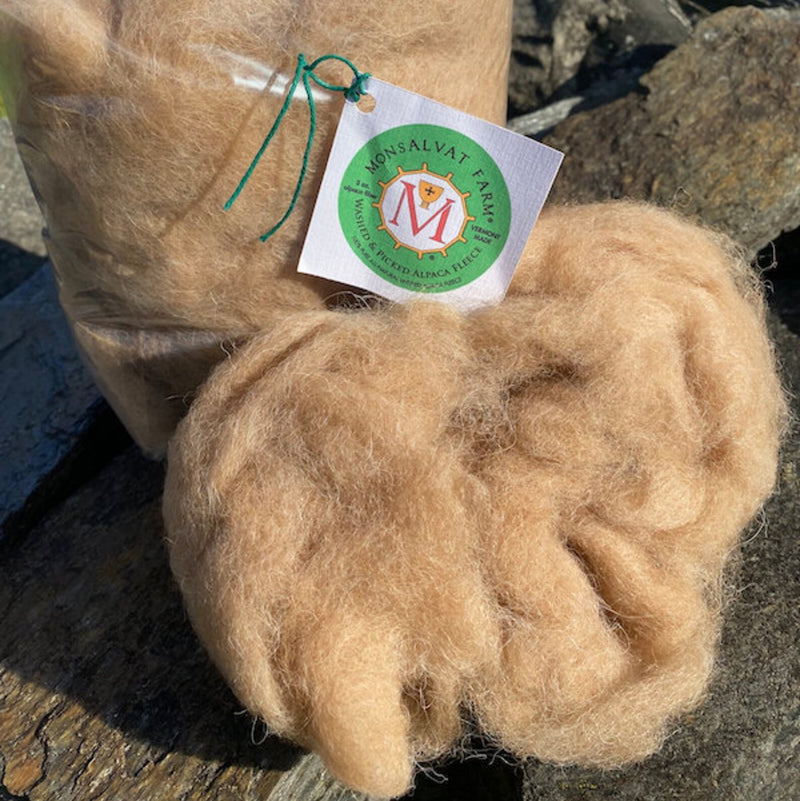 Alpaca Fiber: Natural Undyed for Crafts and Bird Ball Refill