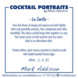 Limited Edition Cocktail Portrait: La Seville signature plate