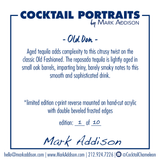 Limited Edition Cocktail Portrait: Old Don signature plate