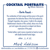 Limited Edition Cocktail Portrait: Porto Punch signature plate