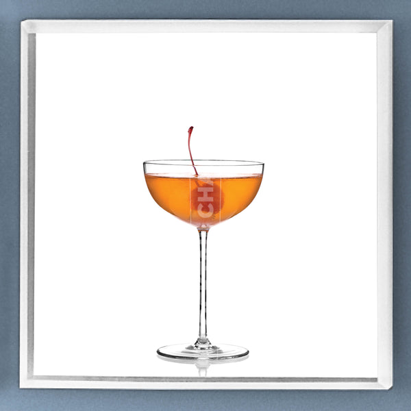 Limited Edition Cocktail Portrait: Champagne Cocktail framed image