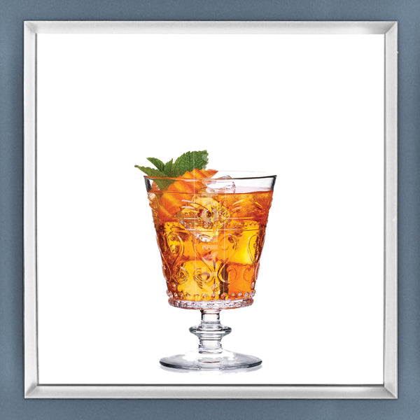 Limited Edition Cocktail Portrait: Colonial Cooler framed image
