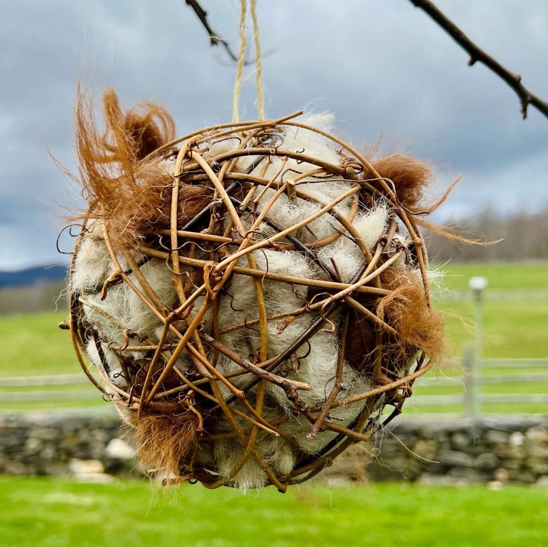 Alpaca Bird Nesting Balls | Monsalvat Farm | Shop Mark Addison