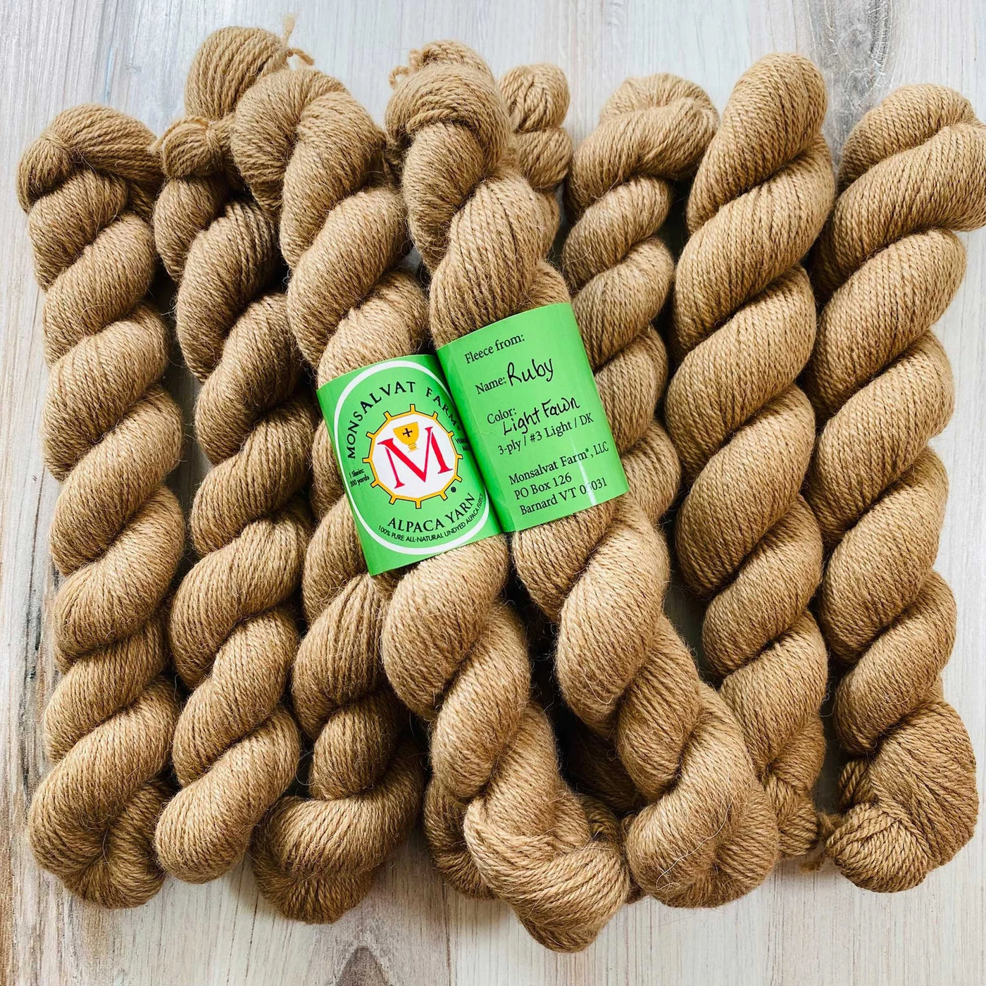 100% Natural Undyed Alpaca Yarn | Monsalvat Farm | Shop Mark